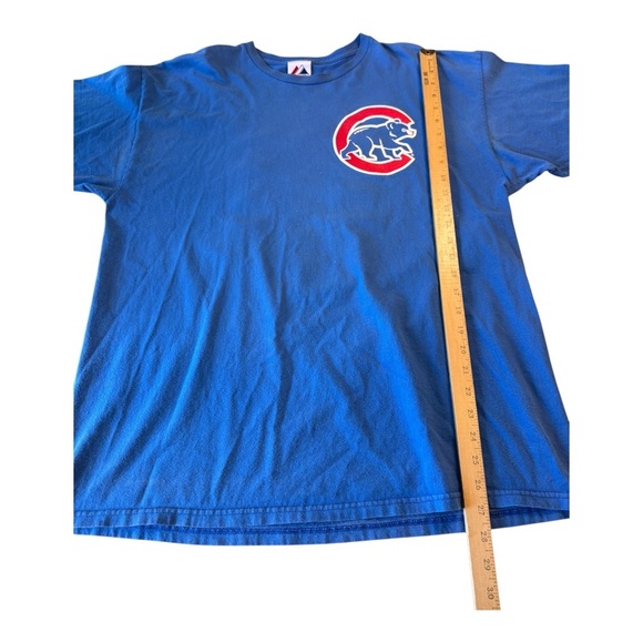 Majestic Chicago CUBS Castro #13 Mens XL Blue Short Sleeve Crew Neck T-Shirt - Picture 10 of 10